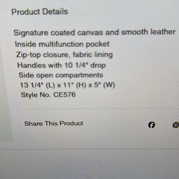 Mollie Tote In Signature Canvas With Jumbo Floral Print - Picture 9 of 9